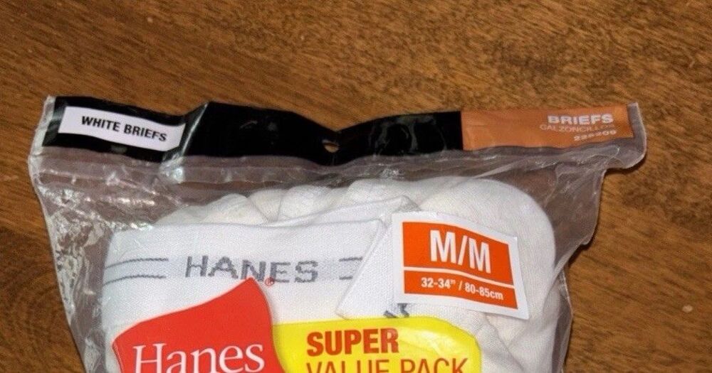 Hanes White Briefs Men's Medium 9 Pack Full Rise Wicking Cool 100% Cotton 32-34 - Picture 2 of 7